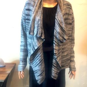 G H Bass waterfall knit sweater